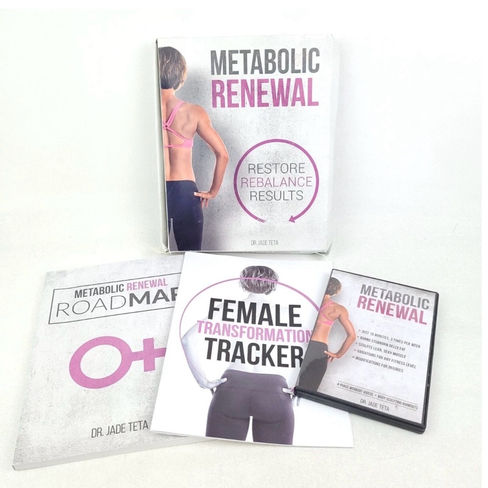 Metabolic Renewal Restore Body Workout 4-Phase DVD Set by Dr. Jade Teta - NEW